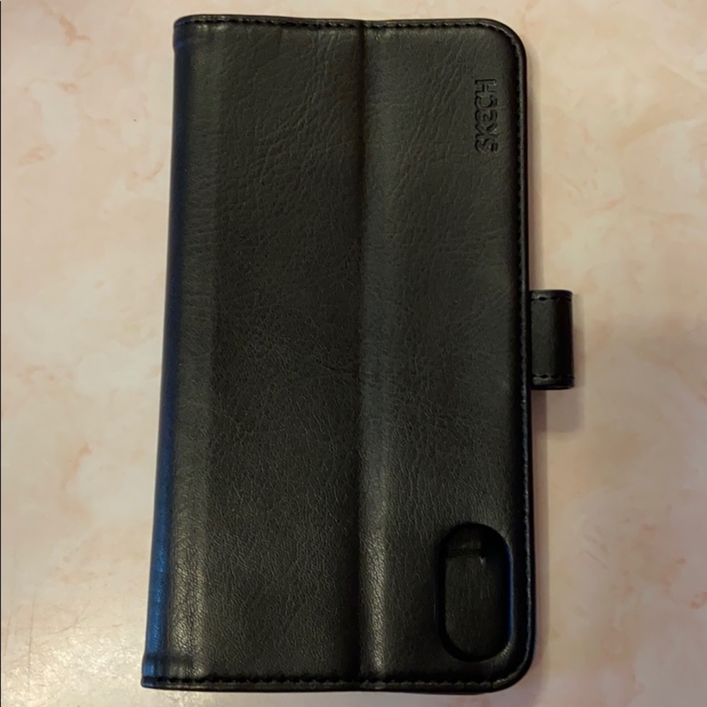Leather Cell Phone Case/Wallet for iPhone XsMax.